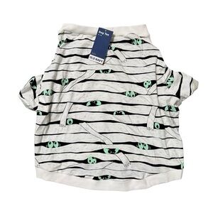 NWT Old Navy Striped Dog Tee with Mummy Green Eyes